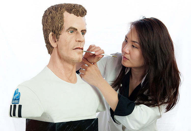 Andy Murray Bust Cake