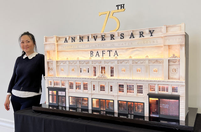 BAFTA 75th Anniversary Cake
