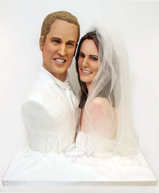 Will & Kate Wedding Cake